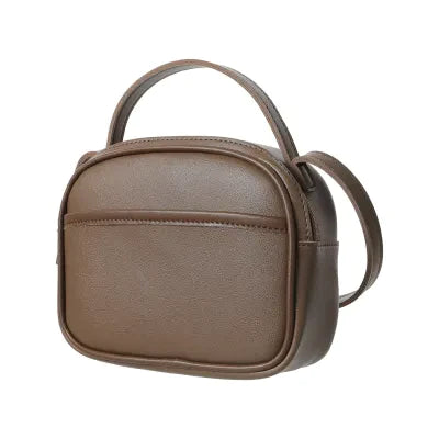 Miniso Solid Color Crossbody Handbag(Brown)