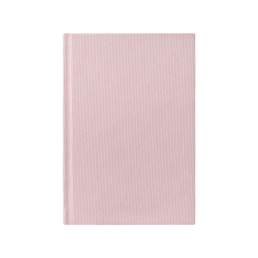 Miniso Corduroy A5 Hardcover Blank Book 100 Sheets(Pink)