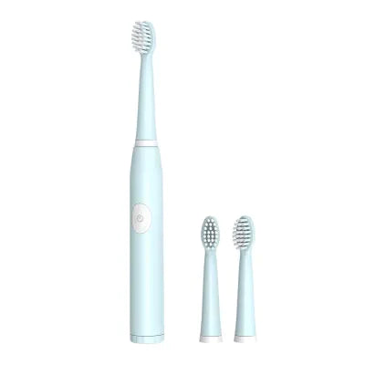 Miniso Battery Powered Electric Toothbrush with 3 Brush Heads(Blue)