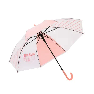 Miniso We Bare Bears Collection 5.0 Transparent Long-handled Umbrella(Panda)