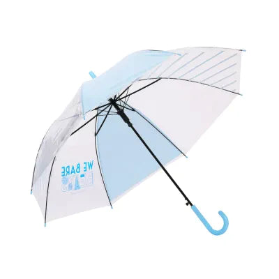 Miniso We Bare Bears Collection 5.0 Transparent Long-handled Umbrella(Ice Bear)