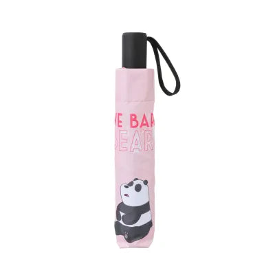 Miniso We Bare Bears Collection 5.0 Automatic Sun Umbrella(Panda)