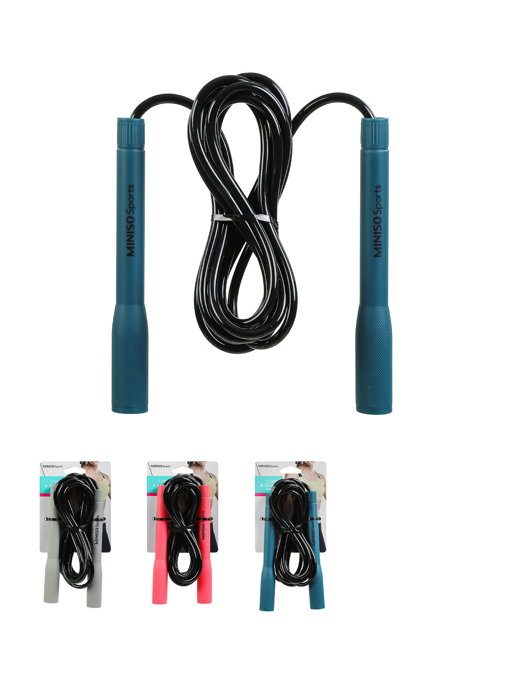 MINISO Sports-Skipping Rope with Long Hand Grip