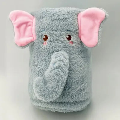 Miniso Cute Animal Plush Blanket(Elephant)