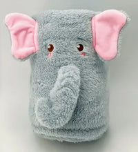Miniso Cute Animal Plush Blanket(Elephant)
