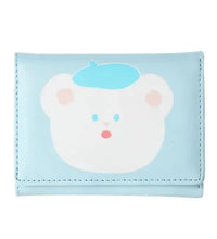Miniso HoHo Bear Summer Sparkling Ice Series Women's Wallet(Blue)