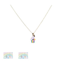 Miniso Funny Series Colorful Ice-cream Cone Necklace (1 Pair)