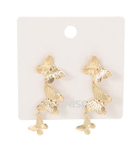 Miniso Fashion Series Butterfly Dangle Stud Earrings (1 Pair)