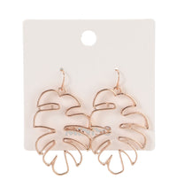 Miniso Fashion Series Leaf-Shaped Earrings (1 Pair)