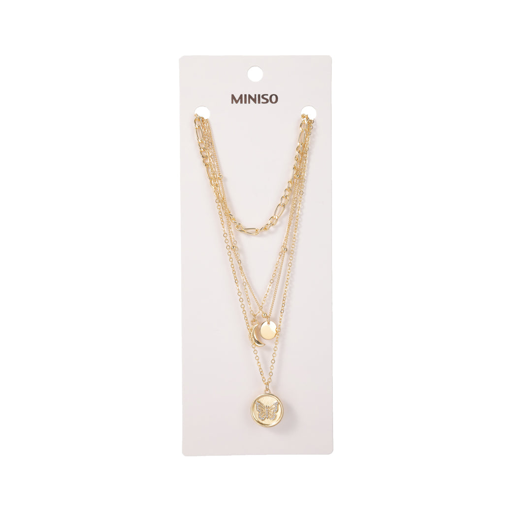 Miniso Fashion Series Butterfly Pendant Necklace (1 pc)