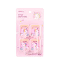 Miniso Unicorn Series Rectangle Hooks (4 pcs)