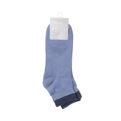 Miniso Sense of Design Men's Crew Socks (3 Pairs)(Blue)