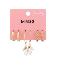 Miniso Beaded Earrings (3 pairs)