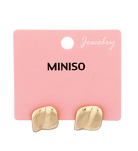 Miniso Water Ripple Earrings (1 Pair)