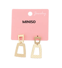 Miniso Patterned Earrings (1 Pair)
