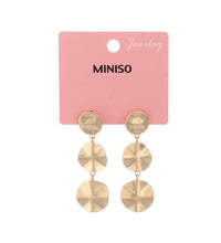 Miniso Disk Earrings (1 Pair)