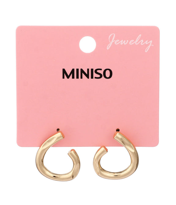 Miniso Hollow Earrings (1 Pair)