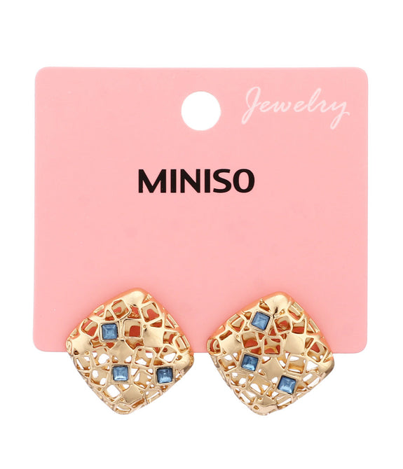 Miniso Elegant Hollow Earrings (1 Pair)