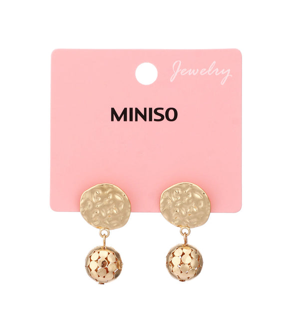 Miniso Textured Earrings (1 Pair)