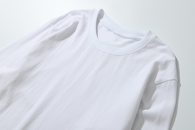 Yokai Casual Men's Cotton Long-sleeved T-shirt White - brandyokai