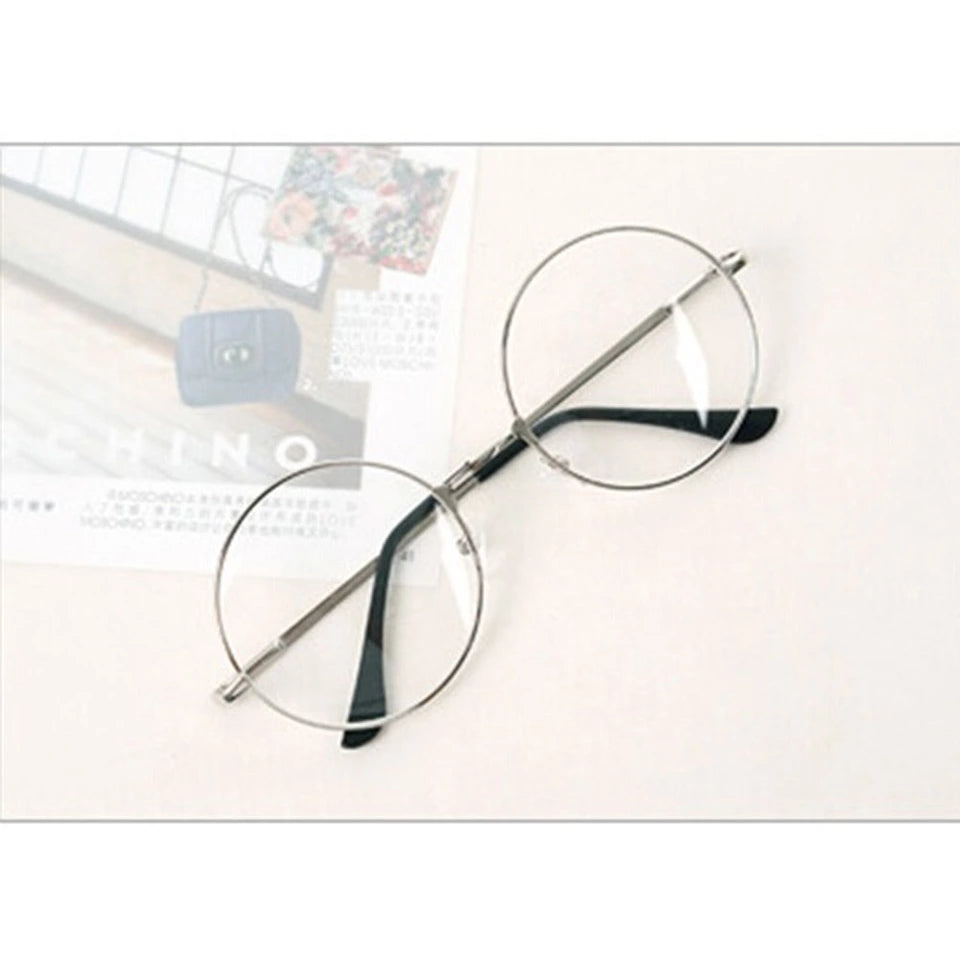 Retro Metal Round Frame Spectacles Eyeglass - astore.in