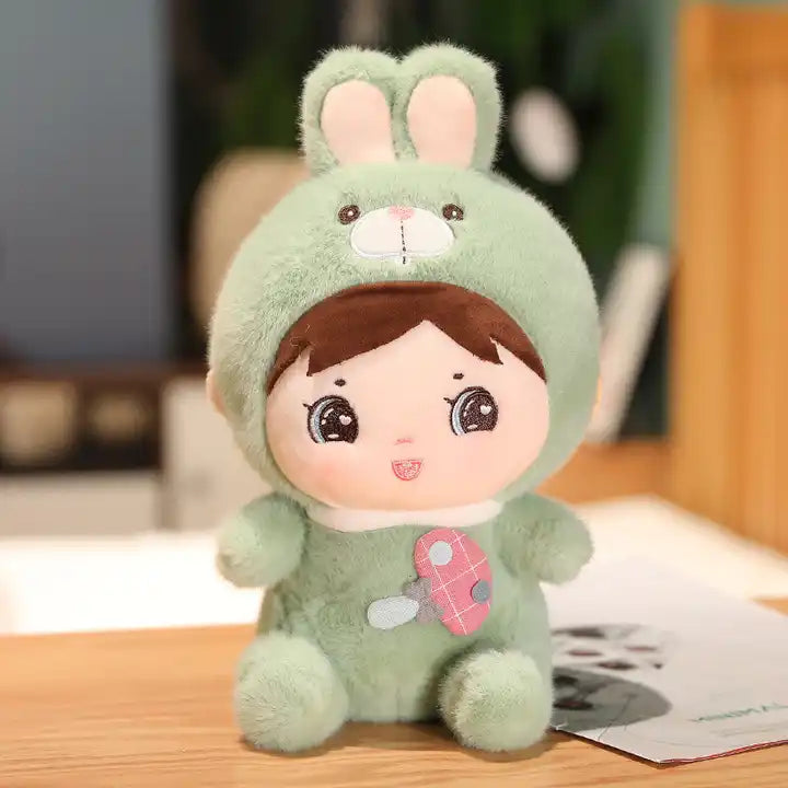 Kawaii Cotton Custom Plush Toy Stuffed Animal Rabbit Bunny Soft Toy For Baby