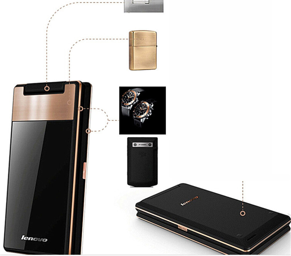 Original Lenovo Android Business Flip Phone Antique A588T 4GB ROM Dual Sim - astore.in