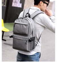 RYUGA Korean Fashion Unisex Backpack with USB CHARGE Port - astore.in