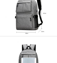 RYUGA Korean Fashion Unisex Backpack with USB CHARGE Port - astore.in