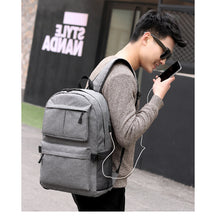 RYUGA Korean Fashion Unisex Backpack with USB CHARGE Port - astore.in