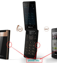 Original Lenovo Android Business Flip Phone Antique A588T 4GB ROM Dual Sim - astore.in