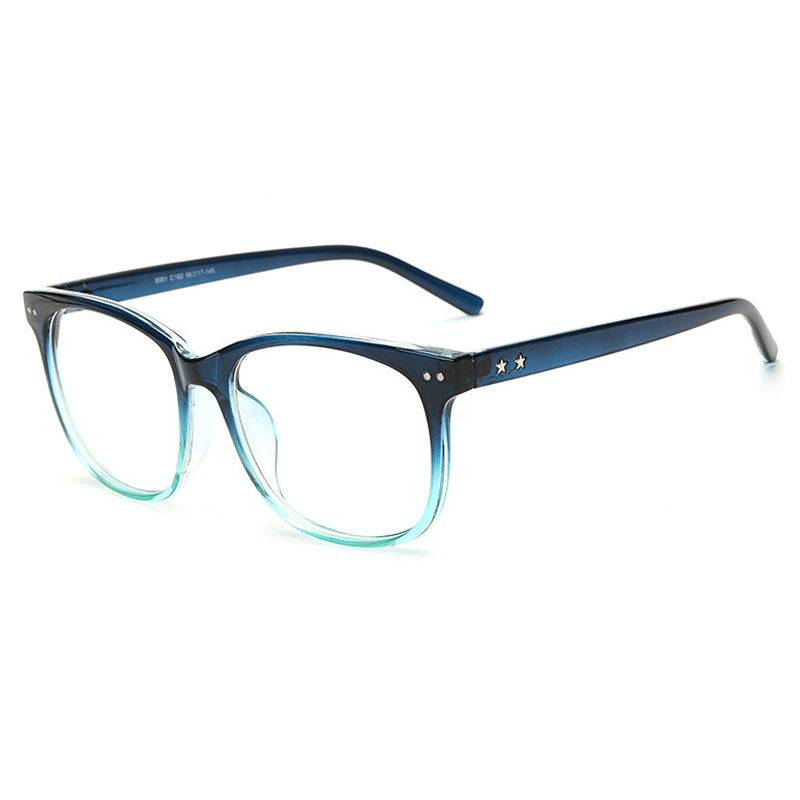 Men/ Women Vintage Glasses Round Large Optical Frame Unisex Eyeglass Clear Lens - astore.in