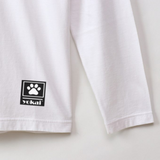 Yokai Casual Men's Cotton Long-sleeved T-shirt White - brandyokai
