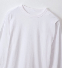 Yokai Casual Men's Cotton Long-sleeved T-shirt White - brandyokai