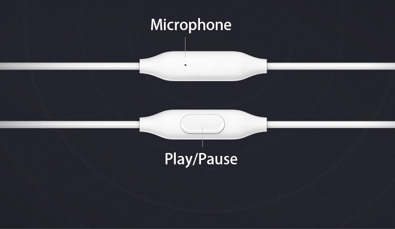 Original Xiaomi Mi Earphone 3.5mm In-ear with HD Mic - astore.in