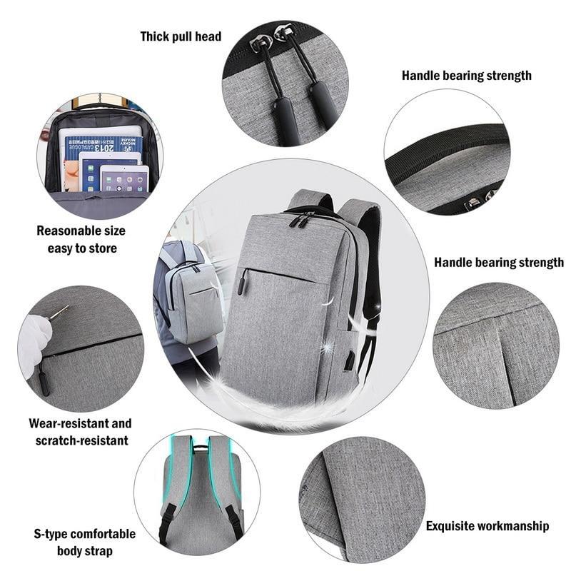 O2 USB Backpack with Charging Port High Quality - astore.in