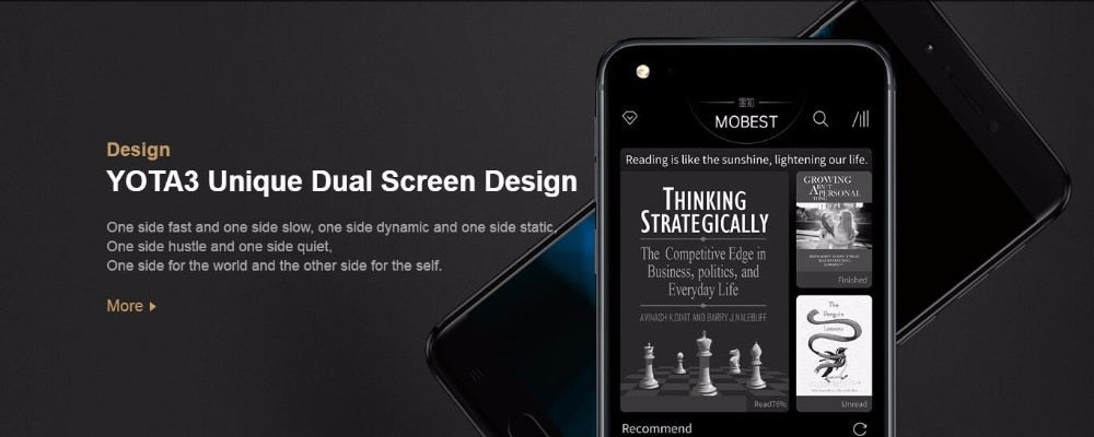Original Yotaphone 3 E-Ink Display Mobile Phone