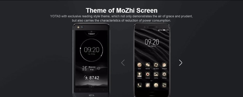 Original Yotaphone 3 E-Ink Display Mobile Phone