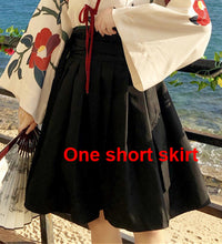 Japanese traditional Floral Kimono Top Skirt set - astore.in