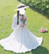 Japanese Summer Lolita Style White Dress Peter Pan Collar High Waist Princess Fairy Dress Elegant Cute Kawaii Girl Ruffles Dress