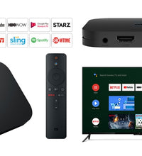 Xiaomi Mi Box S Android TV with Google Assistant Remote Streaming Media Player - Chromecast Built-in - 4K HDR - Wi-Fi - 8 GB - Black - astore.in