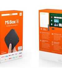 Xiaomi Mi Box S Android TV with Google Assistant Remote Streaming Media Player - Chromecast Built-in - 4K HDR - Wi-Fi - 8 GB - Black - astore.in