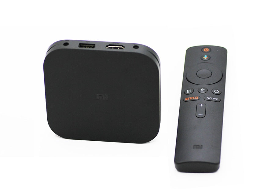 Xiaomi Mi Box S Android TV with Google Assistant Remote Streaming Medi –