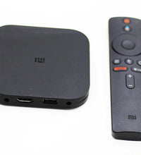 Xiaomi Mi Box S Android TV with Google Assistant Remote Streaming Media Player - Chromecast Built-in - 4K HDR - Wi-Fi - 8 GB - Black - astore.in