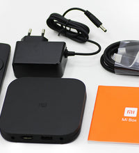 Xiaomi Mi Box S Android TV with Google Assistant Remote Streaming Media Player - Chromecast Built-in - 4K HDR - Wi-Fi - 8 GB - Black - astore.in