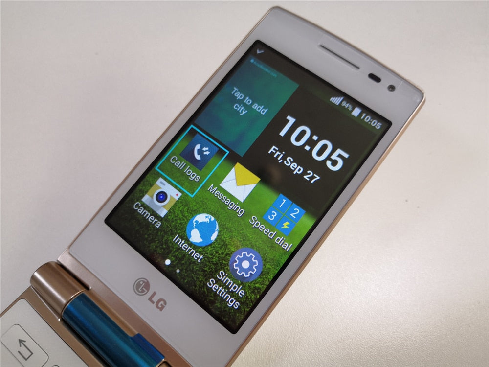 LG Wine Smart D486 Android 4G Flip Phone - astore.in
