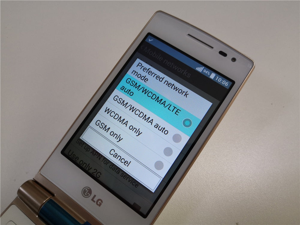 LG Wine Smart D486 Android 4G Flip Phone - astore.in