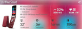 LG Wine Smart H410 4G Android Flip Phone - astore.in