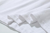 Yokai Casual Men's Cotton Long-sleeved T-shirt White - brandyokai