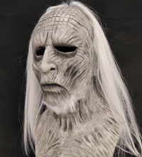 White Walker Halloween Night King Latex Mask Halloween Realistic Scary Cosplay Costume